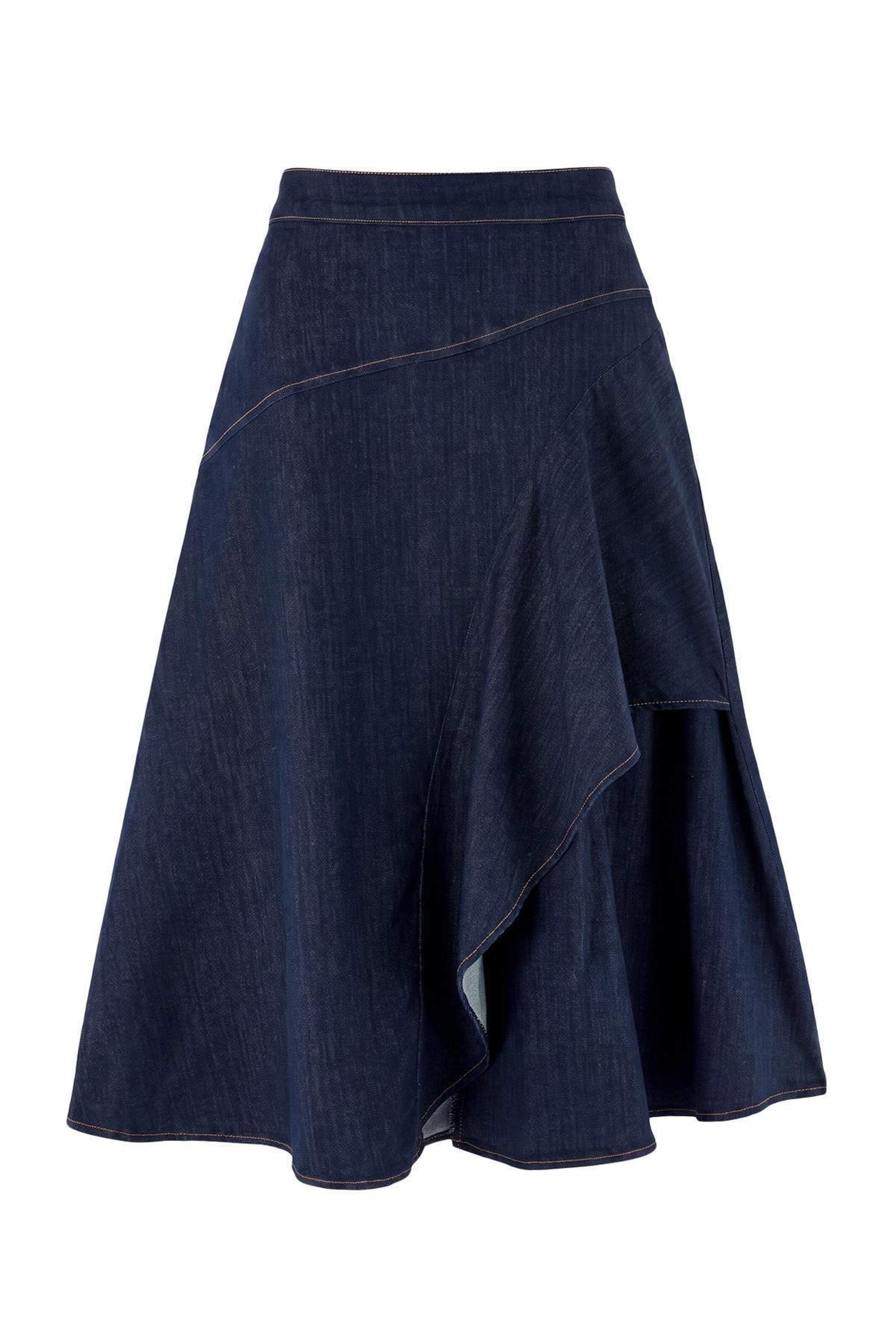 Gonna di Trendyol in blu: frontale