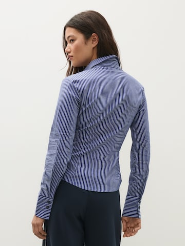 Chemisier Bershka en bleu