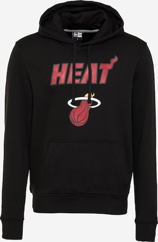 NEW ERA Sweatshirt 'NBA Miami Heat' in Schwarz: predná strana