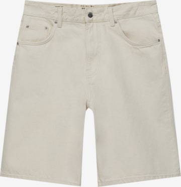 Pull&Bear Loosefit Shorts in Beige: predná strana