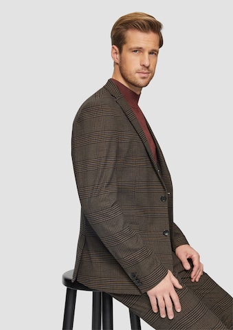 s.Oliver BLACK LABEL Regular fit Colbert in Bruin