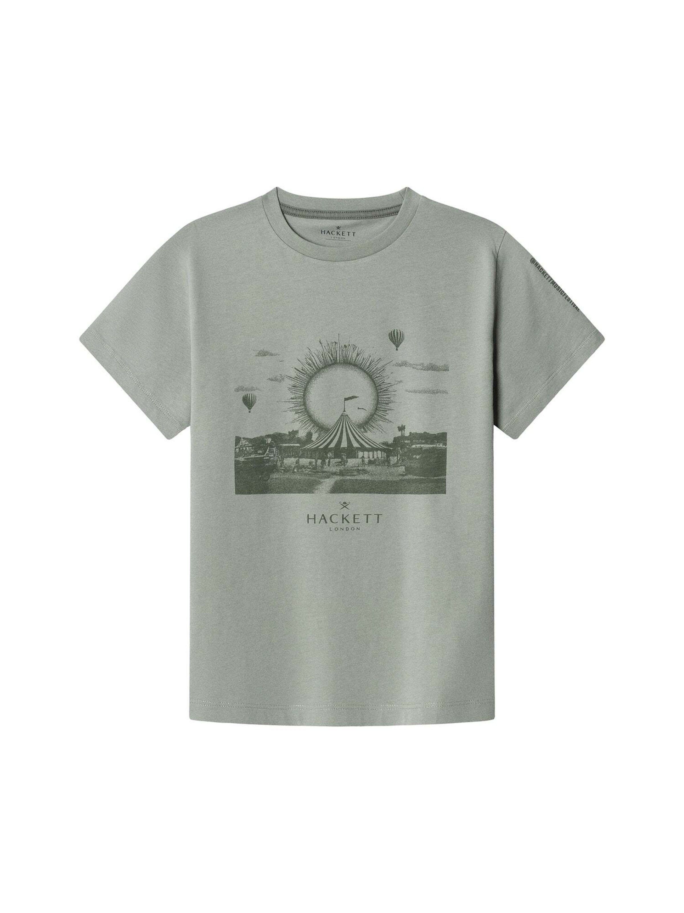 Hackett London Shirt 'Festival Wheel' in Green: front