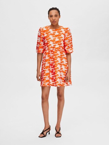 SELECTED FEMME Kleid in Orange