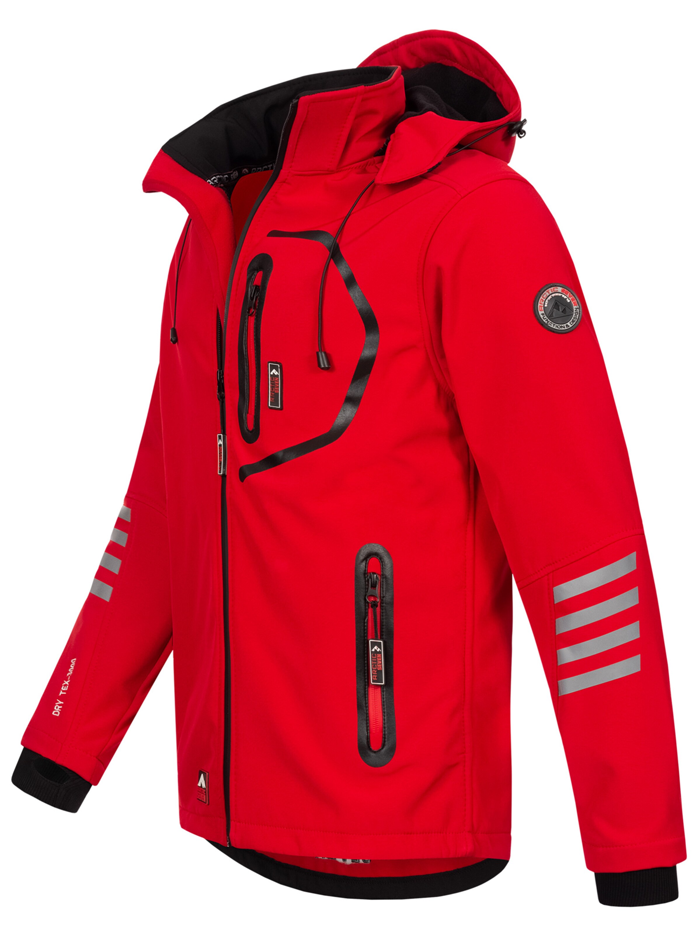 Arctic Seven Between-Season Jacket in Red