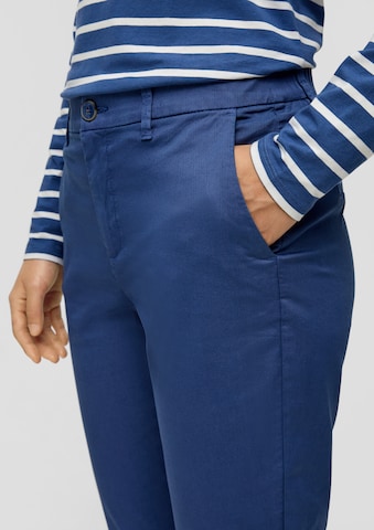 Regular Pantalon chino s.Oliver en bleu