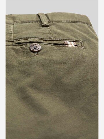 Coupe slim Pantalon chino 'Oslo' MEYER en vert