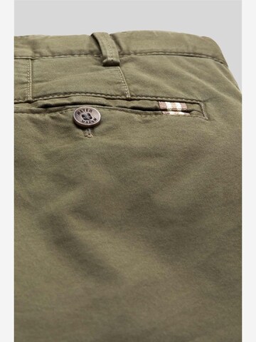MEYER Slim fit Chino Pants 'Oslo' in Green