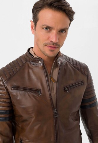 Veste mi-saison Jimmy Sanders en marron