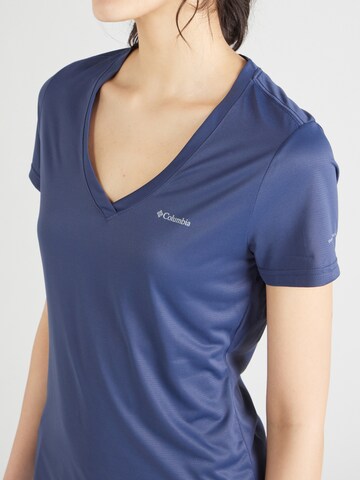 Maglia funzionale di COLUMBIA in blu