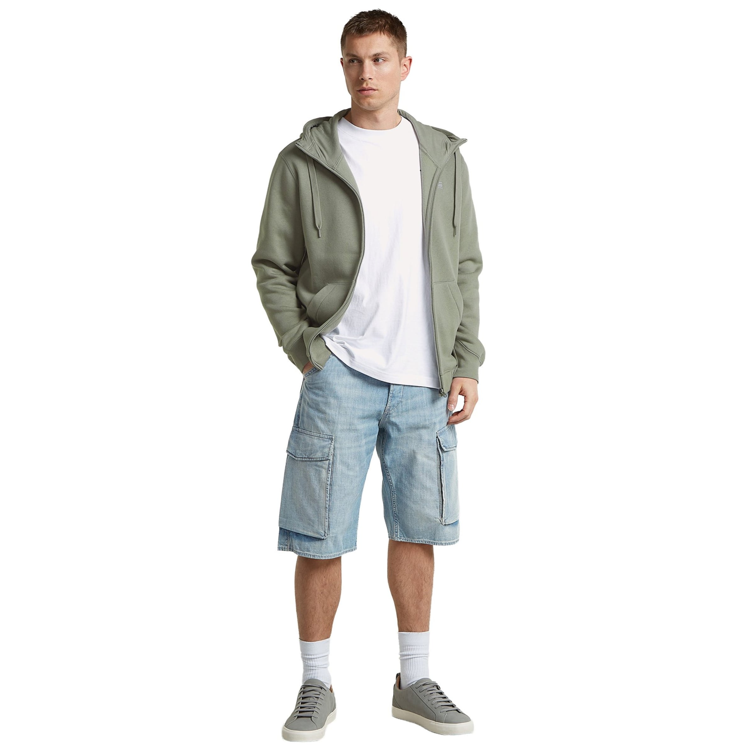G-STAR Sweatjacke in Grün
