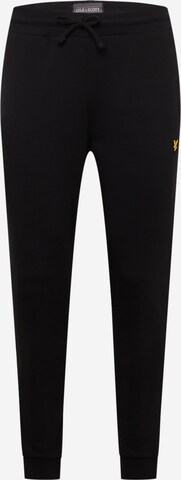 Lyle & Scott Tapered Pants in Black: front