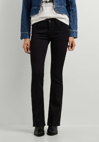 Pepe Jeans - Acampanado Vaquero ' PIMLICO ' en negro: frente