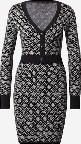 GUESS - Vestido de punto 'AUBREY' en negro: frente