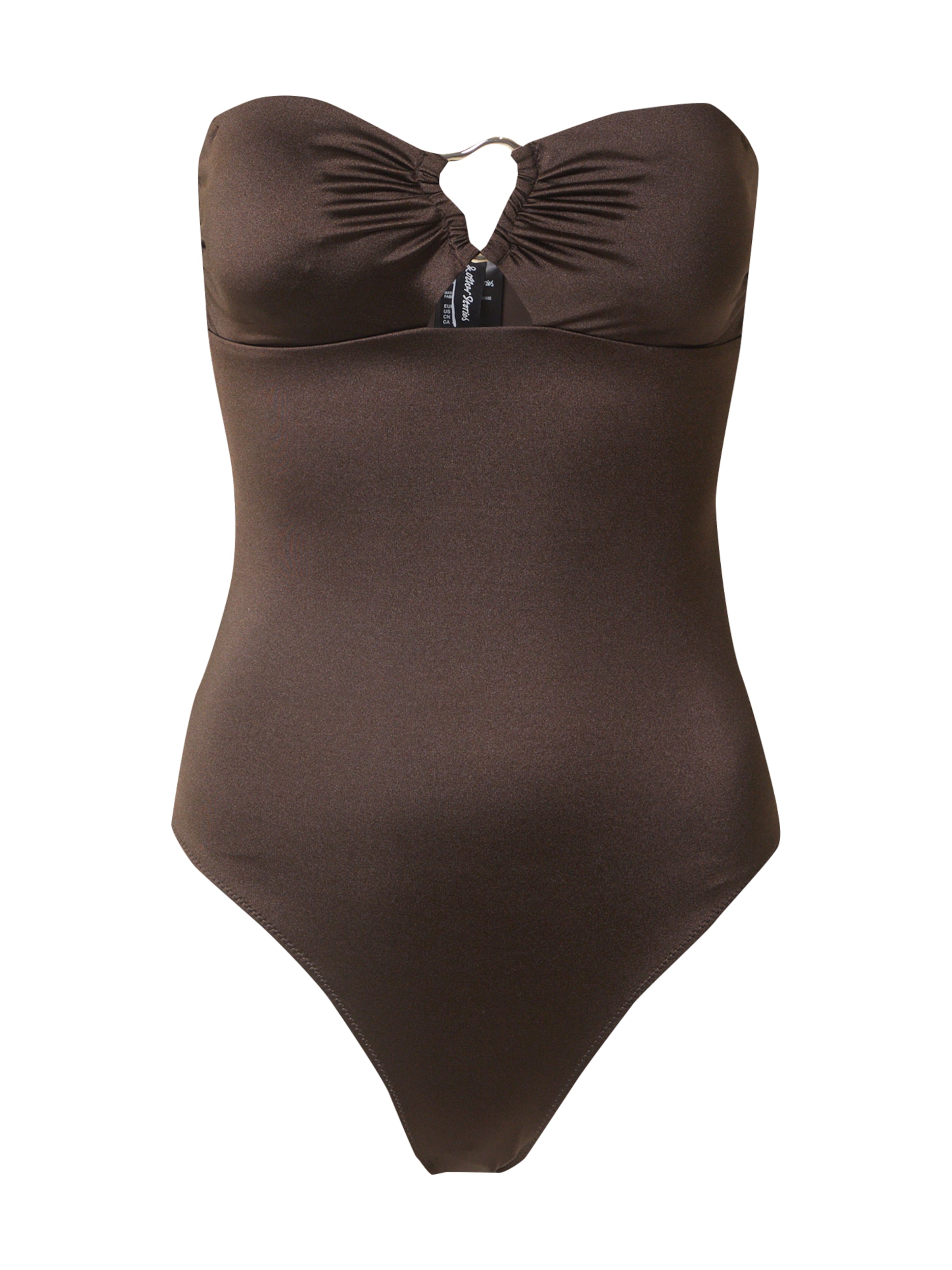 Bandeau Maillot de bain & Other Stories en marron : devant
