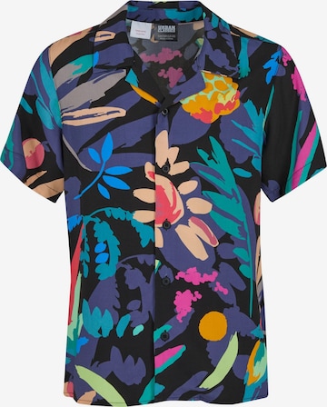Camicia di Urban Classics in nero: frontale