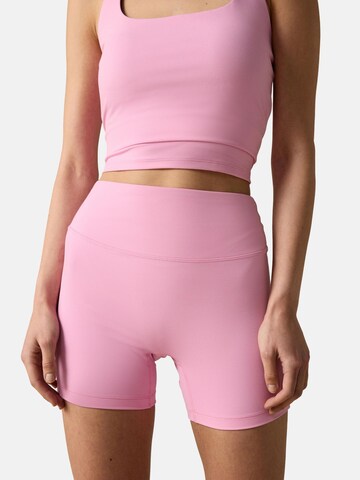 Lipsy Skinny Leggings in Pink: front