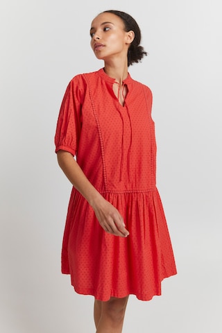 ICHI Summer Dress 'IHFALAN' in Red: front