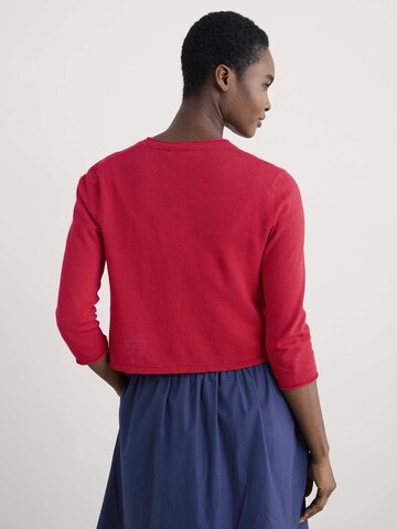 Seasalt Cornwall Gebreid vest ''Vanessa' in Rood