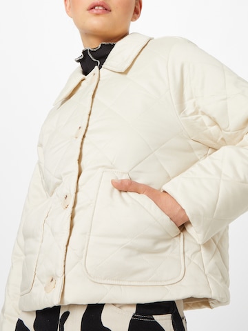 Monki Between-Season Jacket in White