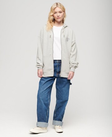 Superdry Sweatjacke in Grau