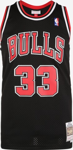 Mitchell & Ness Μπλουζάκι 'Chicago Bulls' σε μαύρο: μπροστά