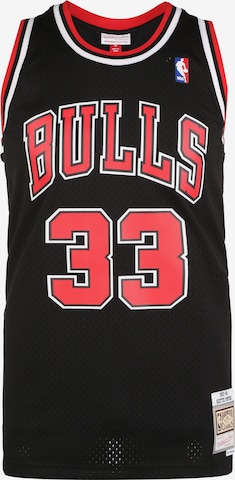 Maglietta 'Chicago Bulls' di Mitchell & Ness in nero: frontale