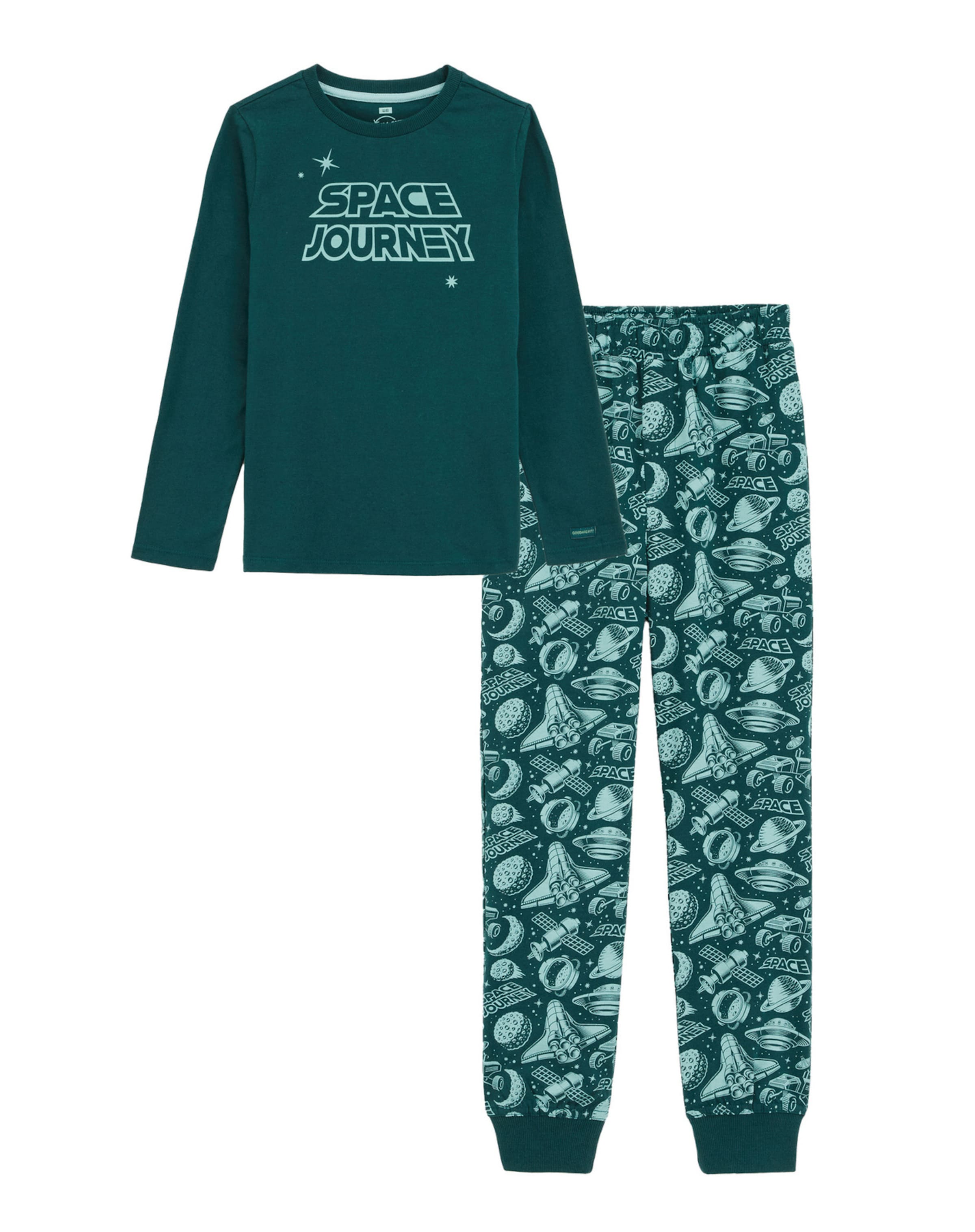 zaļš WE Fashion Pidžama: no priekšpuses