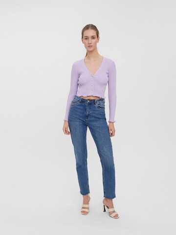 Cardigan 'Fibly' VERO MODA en violet