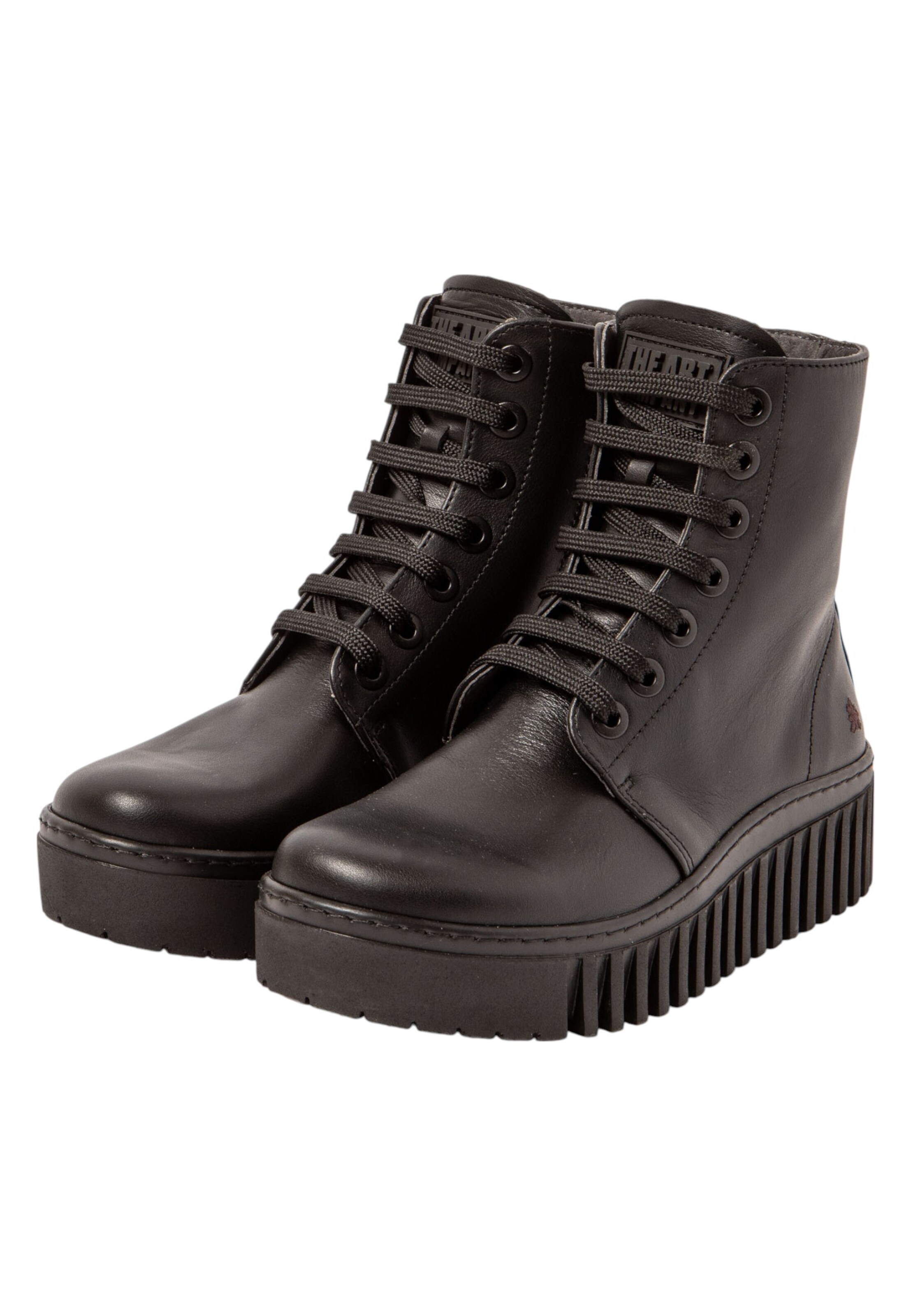 Bottines à lacets 'Brighton' ART en noir