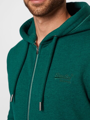 Veste de survêtement Superdry en vert