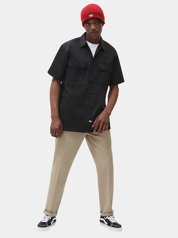 DICKIES Comfort Fit Skjorta 'Work Shirt' i svart