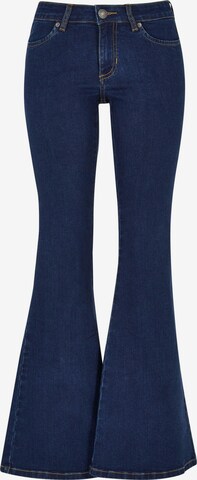 Urban Classics Flared Jeans in Blue: front