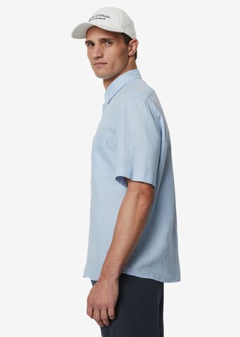 Marc O'Polo Regular fit Button Up Shirt in Blue: front