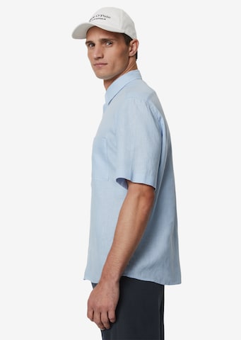 Marc O'Polo Средняя посадка Рубашка в Синий: спереди