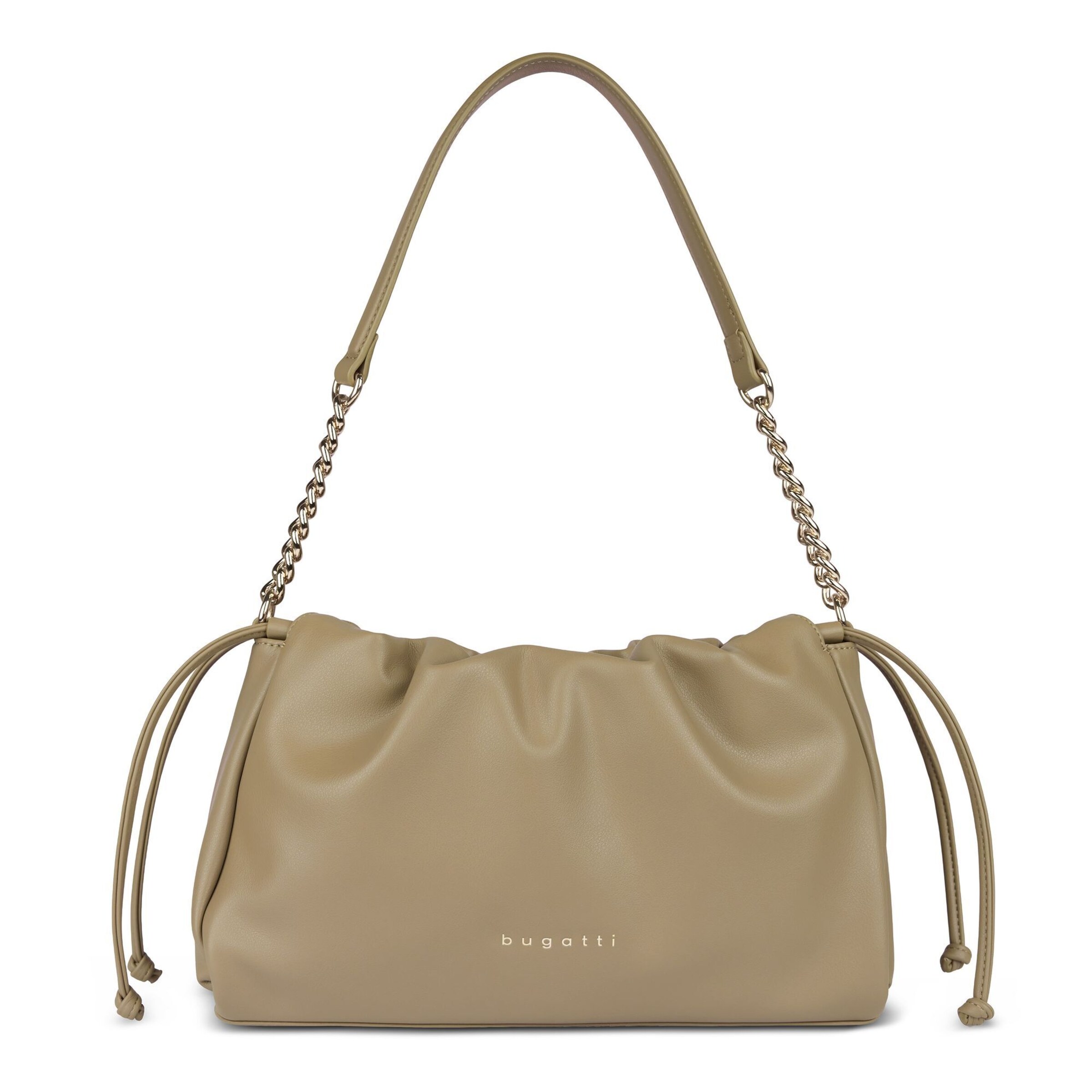 bugatti Schultertasche 'Leni' in Beige: Vorderseite