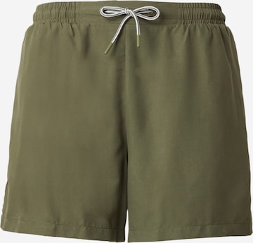 ABOUT YOU x Kevin Trapp Board Shorts 'Ibrahim' in Green: front