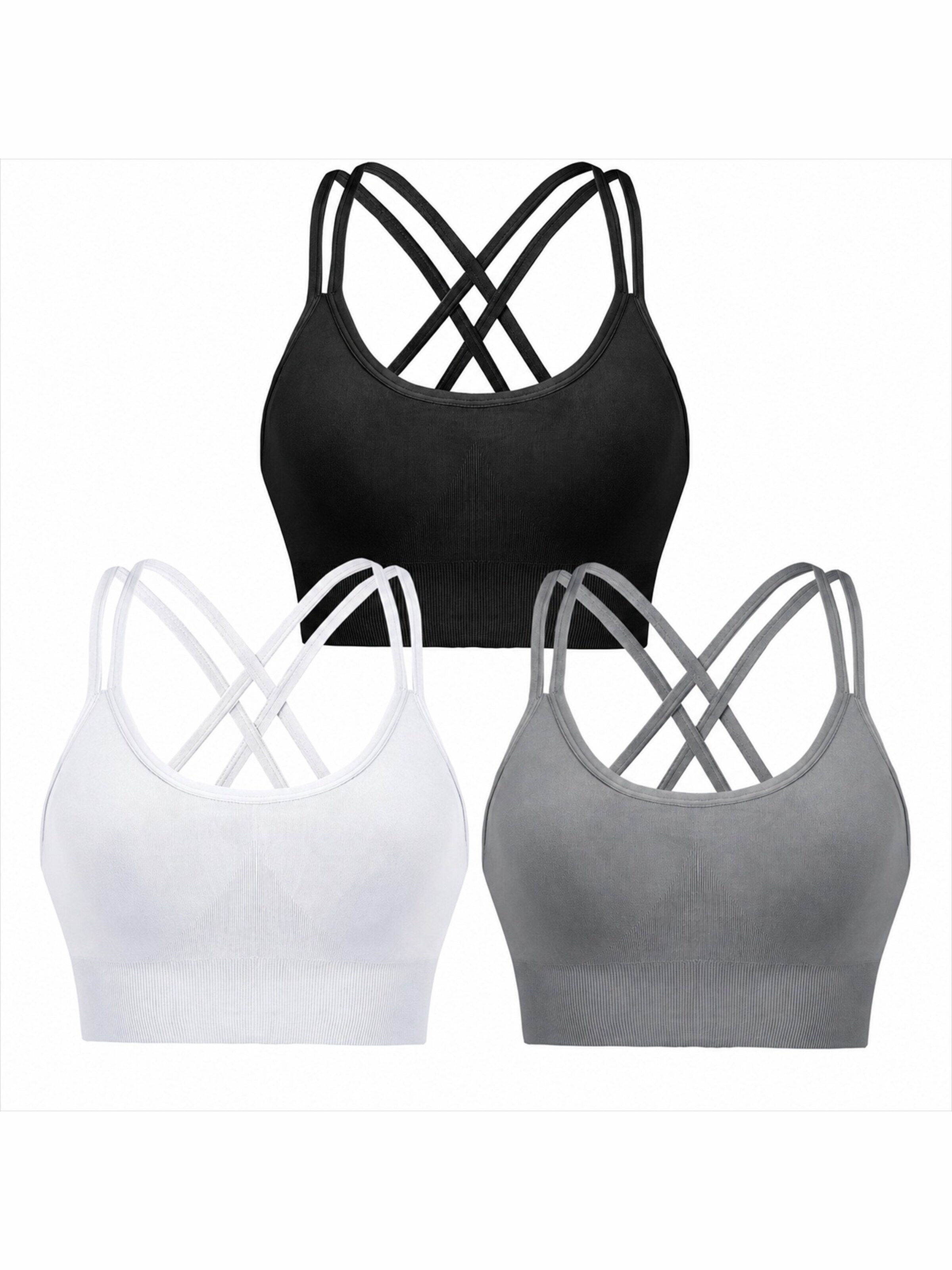 AOTTORI Bustier Sport-BH‌‌‌‌‌ in Grau: Vorderseite