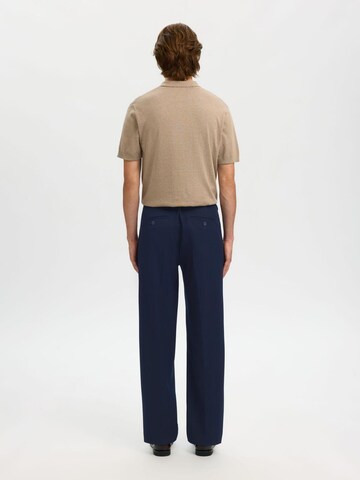 SELECTED Loosefit Broek 'SLH220-FINN' in Blauw