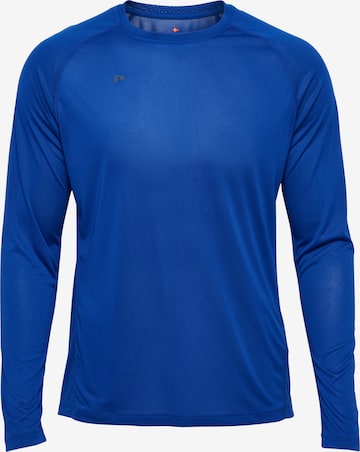 Newline Functioneel shirt 'Beat' in Blauw: voorkant