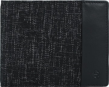 Esquire Wallet in Black: front