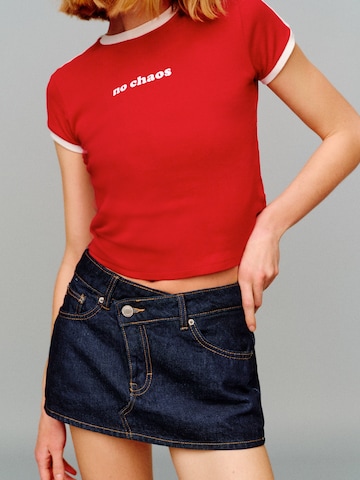 Pull&Bear Hosenrock in Blau