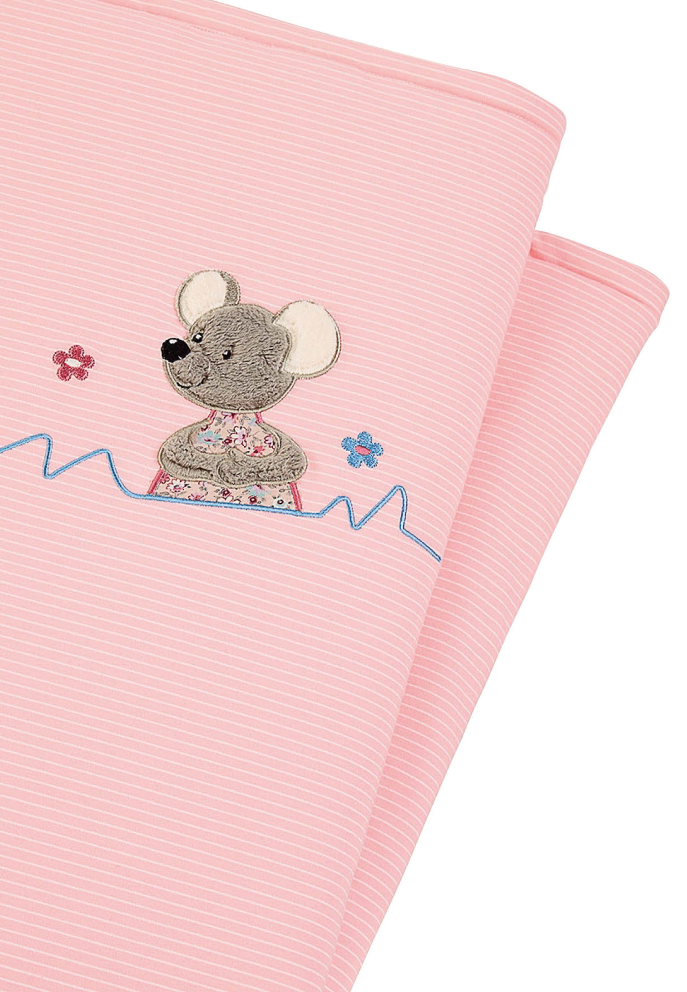 STERNTALER Baby Blanket 'Mabel' in Pink