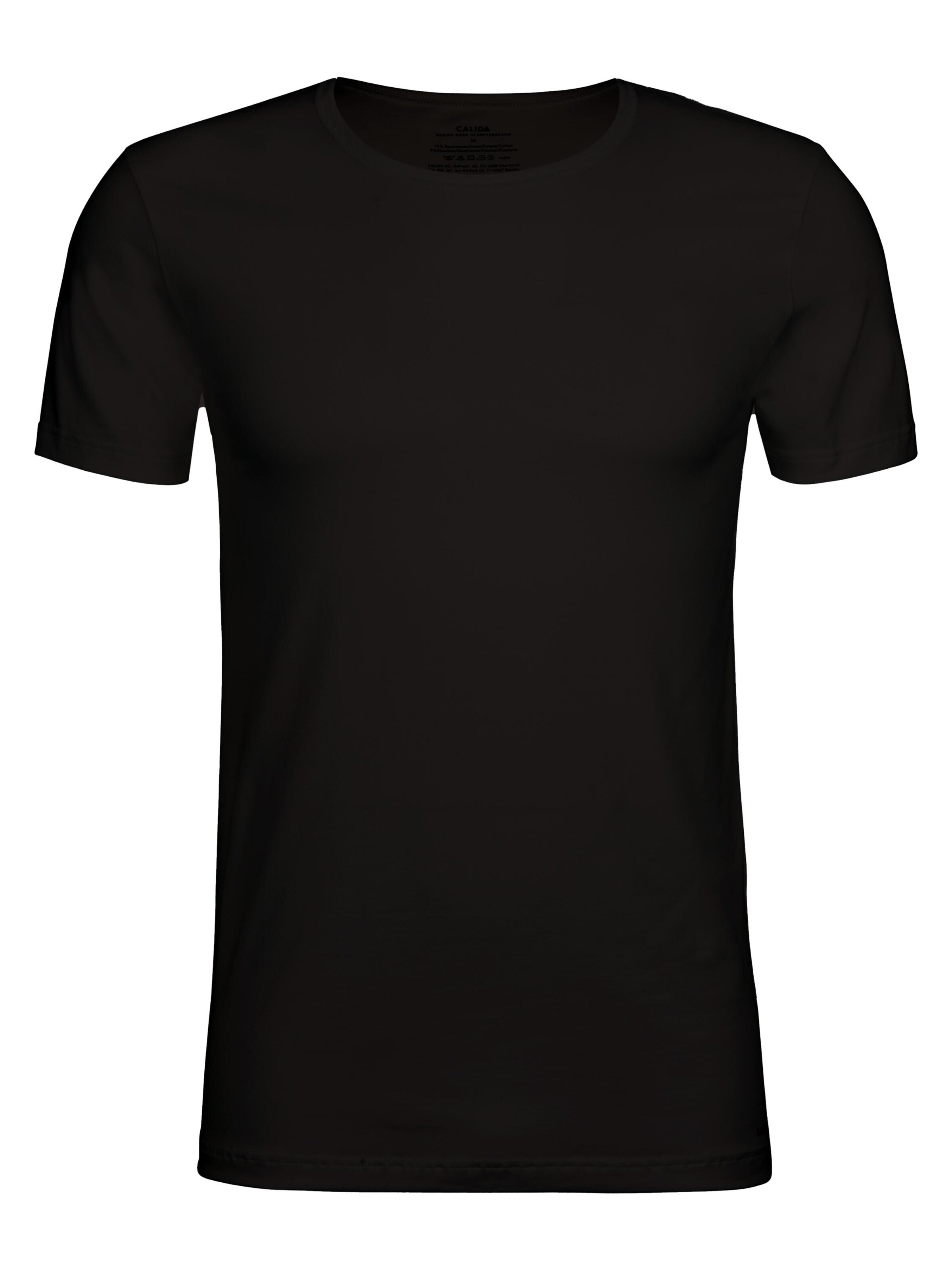 CALIDA Undershirt 'Cotton Code' in L in Black, Item view