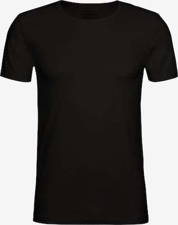 CALIDA Unterhemd 'Cotton Code' in Schwarz: Vorderseite