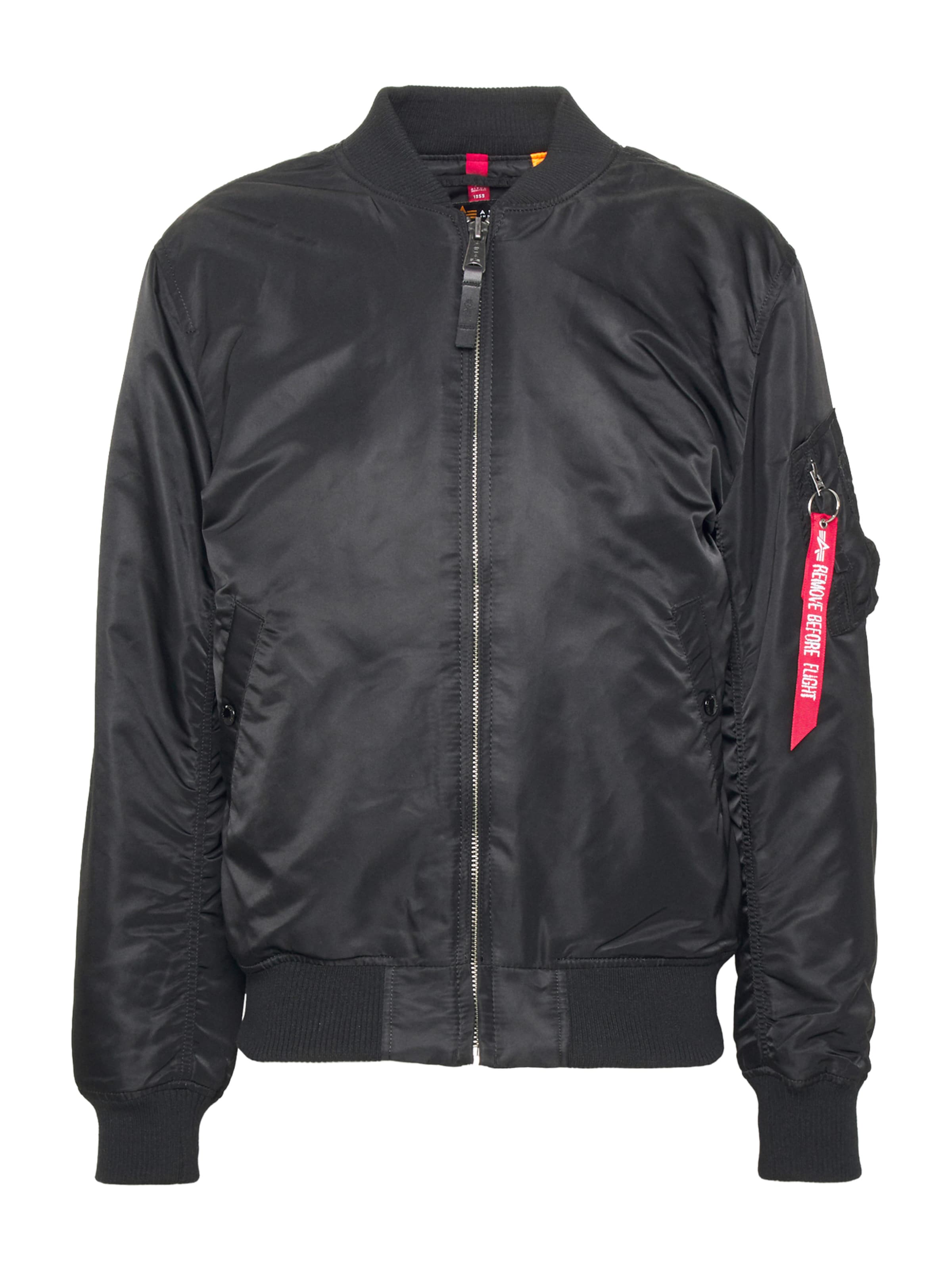 ALPHA INDUSTRIES Overgangsjakke 'Dragon' i sort: forside