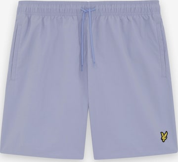 Lyle & Scott Loosefit Badeshorts in Blau: Vorderseite