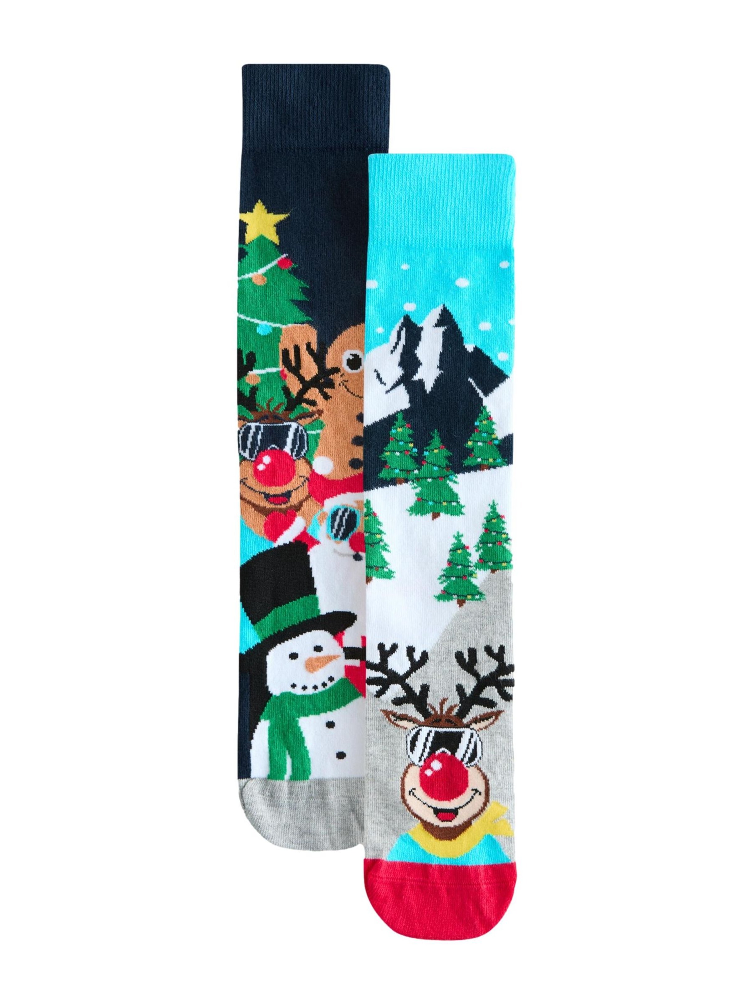 Next Къси чорапи в пъстро: отпред