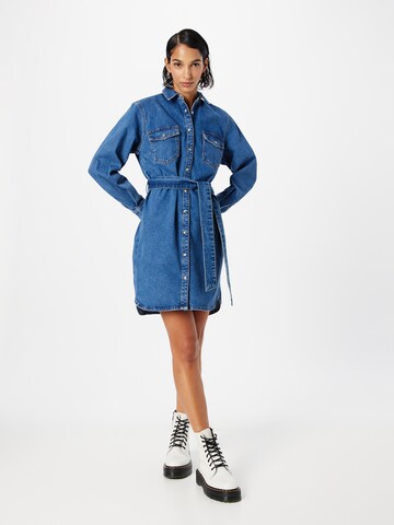 JJXX Shirt Dress 'Halia' in Blue: front