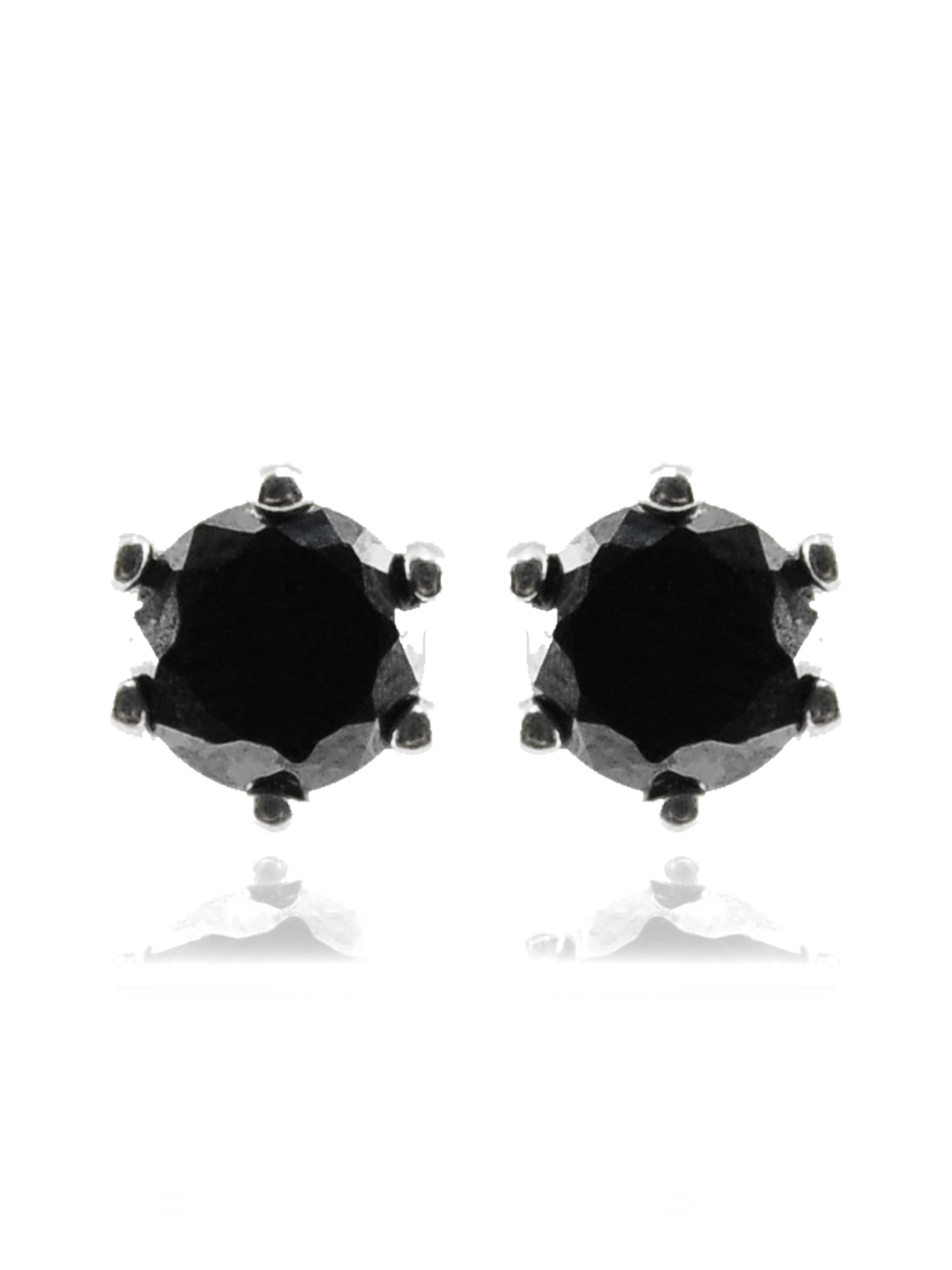 Luxenter Earrings 'Yedia' in Black: front
