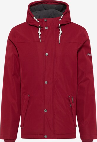 Schmuddelwedda Outdoorjacke in Rot: predná strana